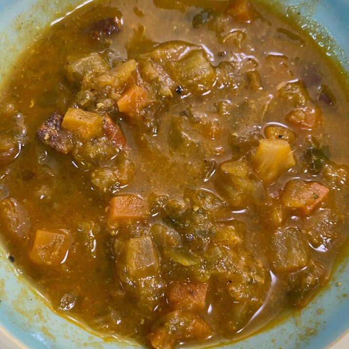 ミネストローネで作るカレー